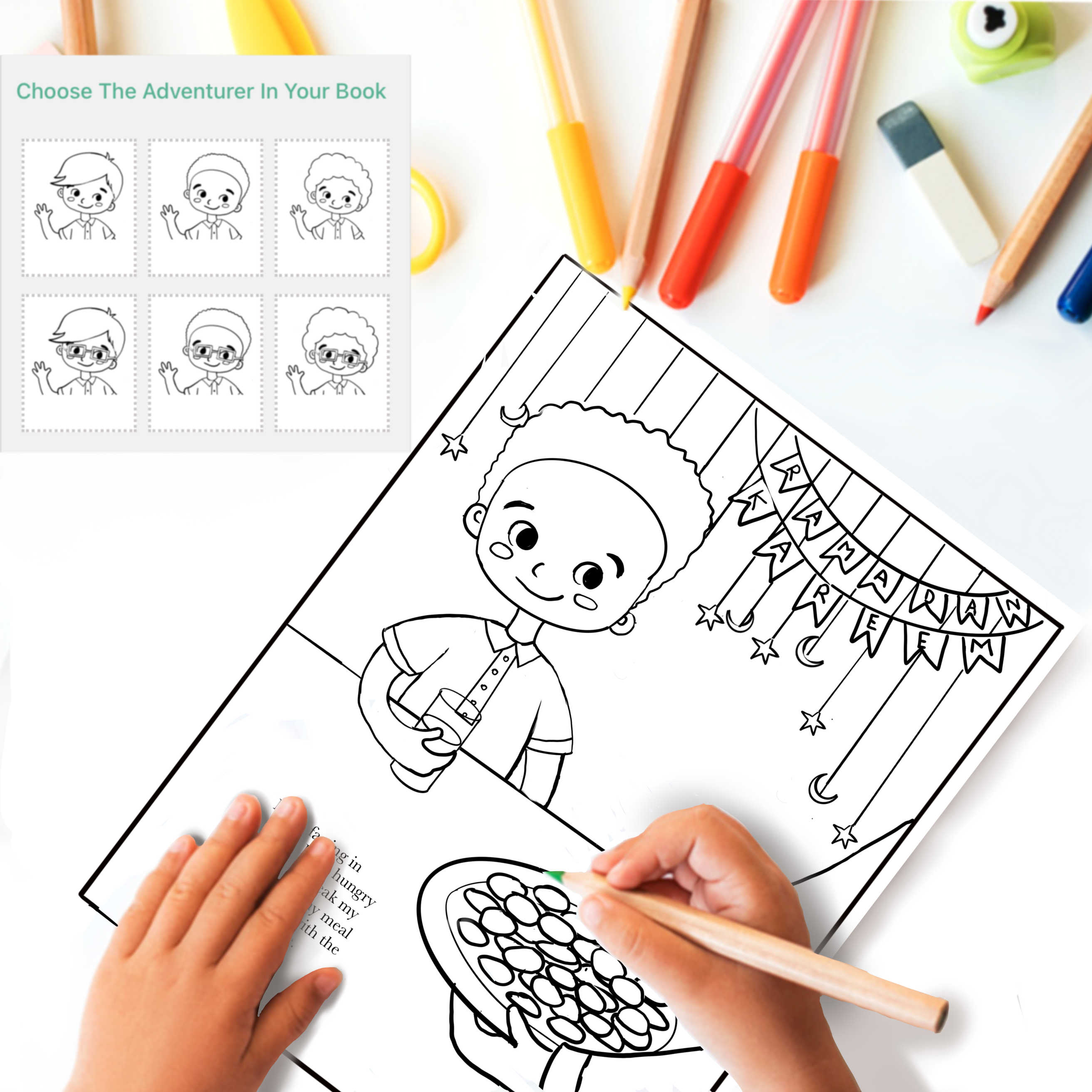 A is for Asher: A personalized coloring book for Kids.: Easy And